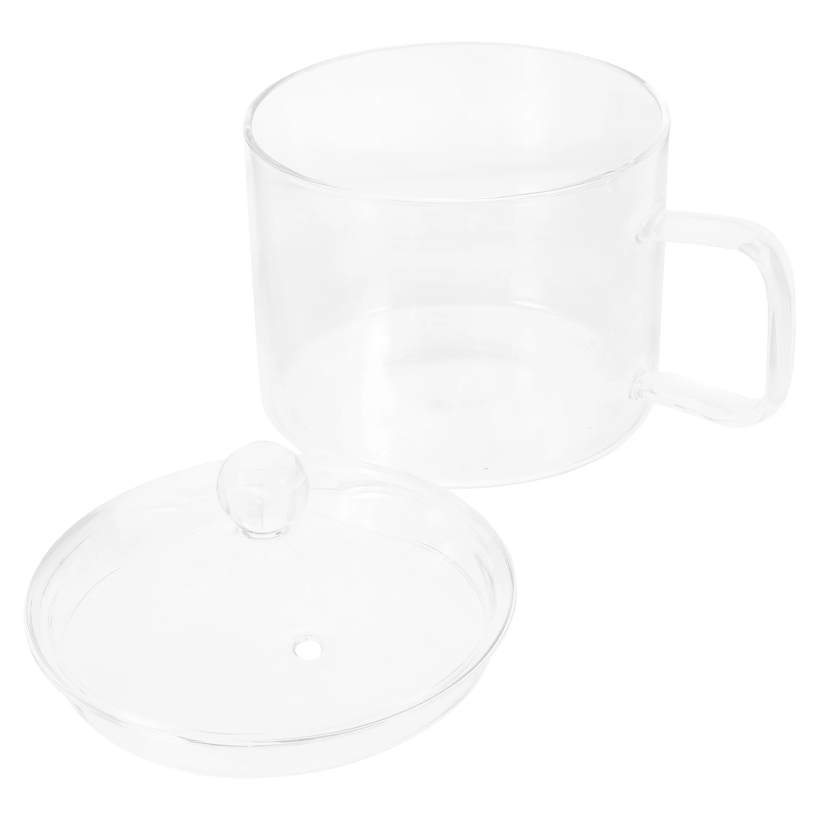 Olla de vidrio para estofado, olla de cocina resistente al calor con tapa para sopa, fideos, utensilios de cocina, cacerola de vidrio