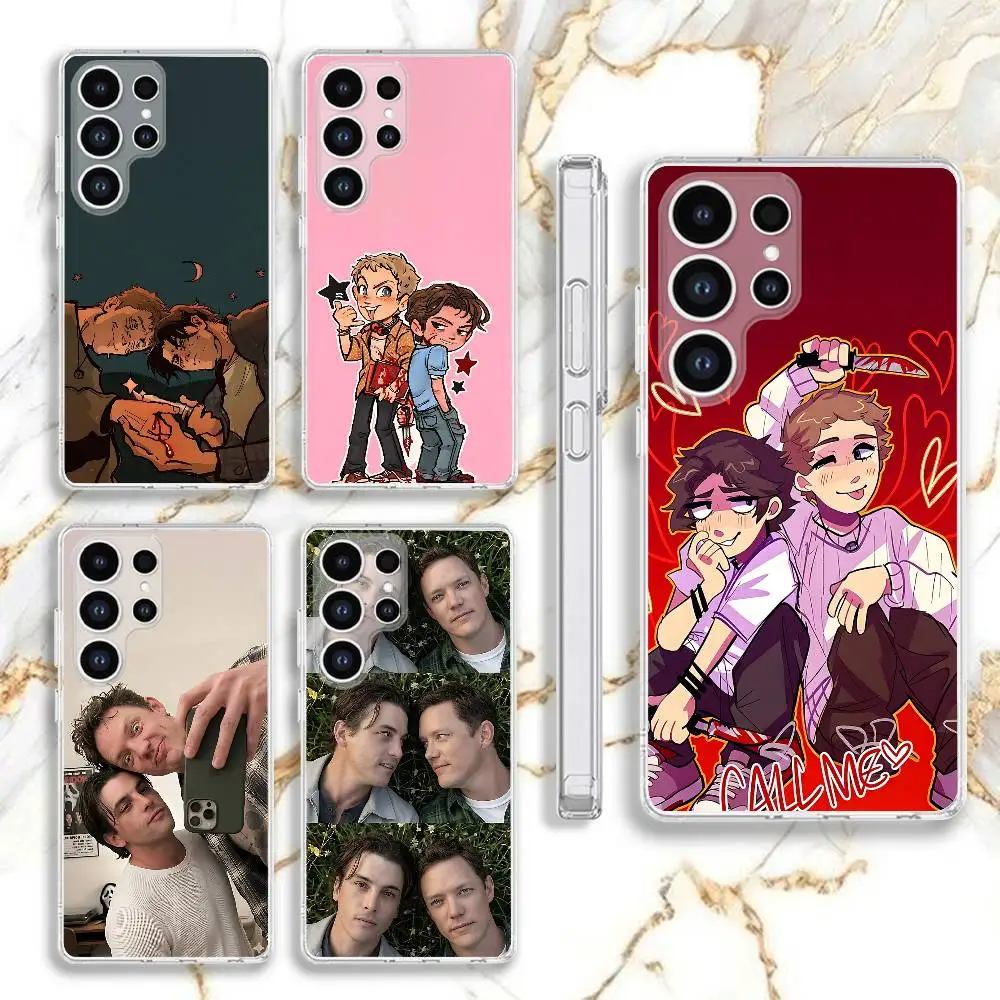 S-Stuilly S-Stu B-Billy Phone Case For Samsung Galaxy S24 S22 S25 S23 S21 S10 S9 Ultra Plus 5G Clear Cover