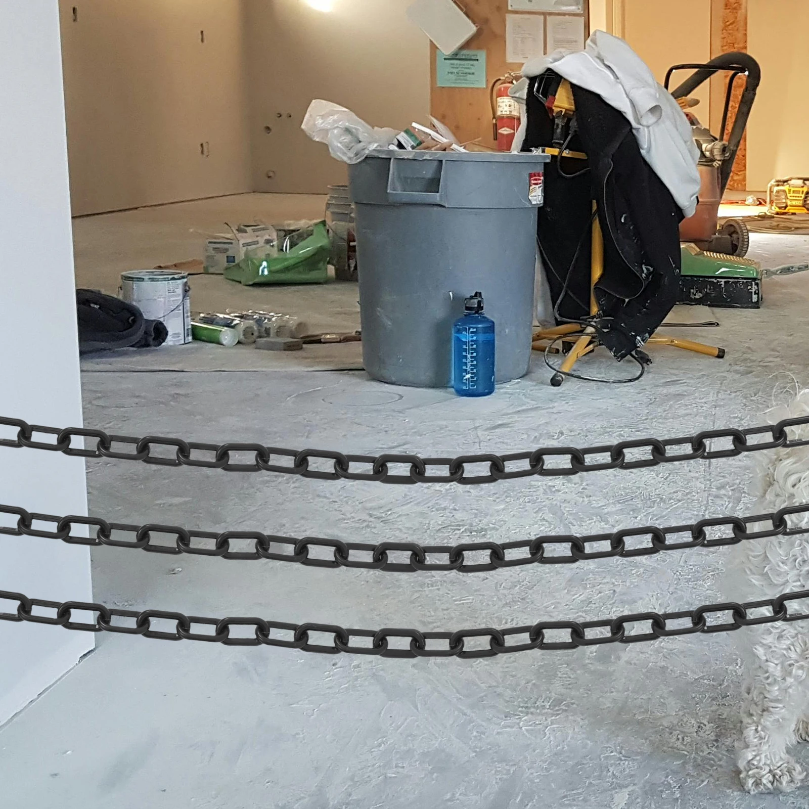 

Plastic Chain Large Halloween Plastic Chain Size Halloween Decoration Stage Props Safety Warning Barrier Chains Reusable