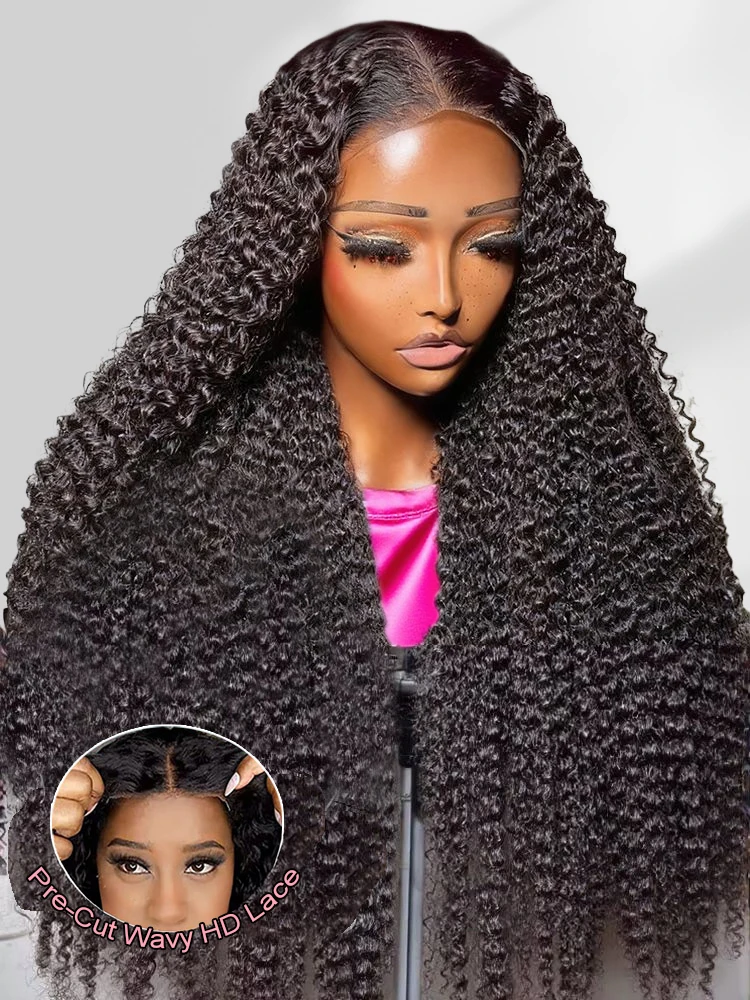 วิกผมแท้แบบไม่ต้องใช้กาว ขนาด 40 46 นิ้ว ลอนลึก 13x4 13x6 วิกผมลูกไม้ HD ด้านหน้า 7x5 พร้อมสวมใส่ วิกผมลอนสำหรับผู้หญิง