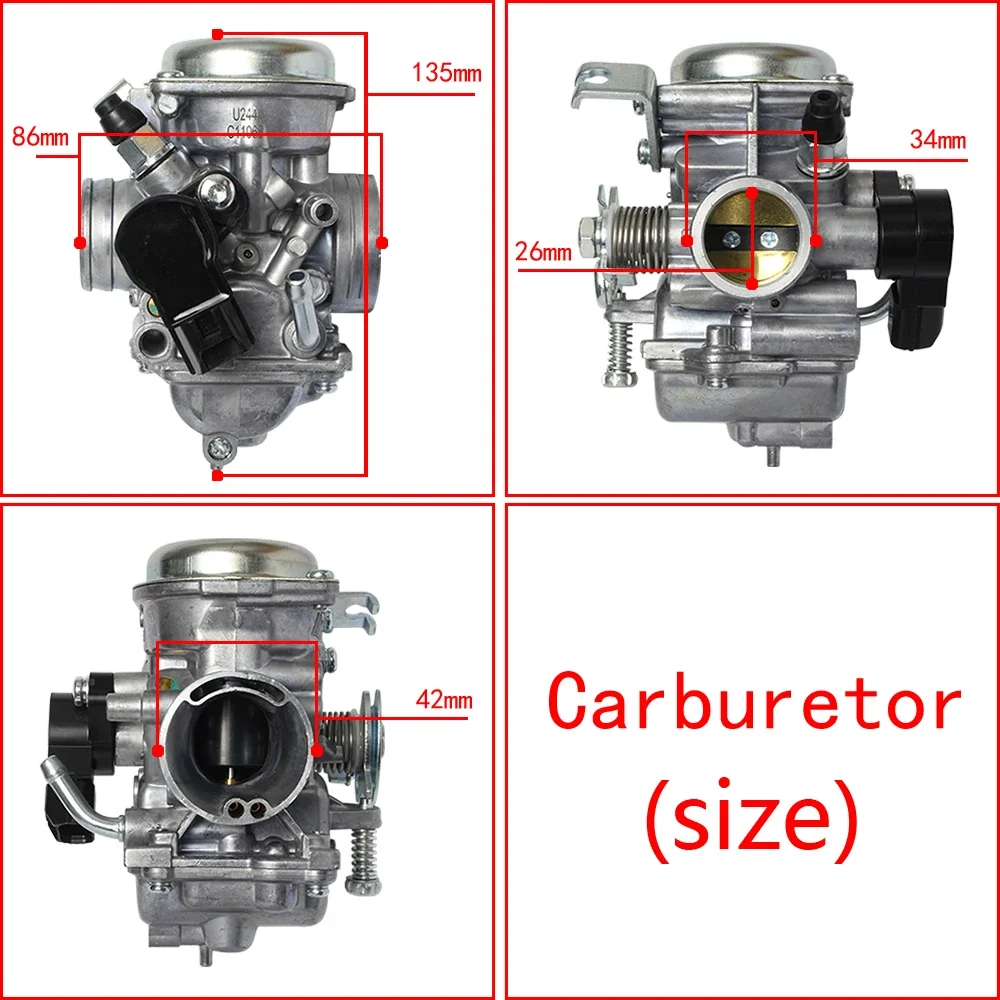 Carburetor For Ytx125 Tvs150 Hlx150 Motorcycle Carb