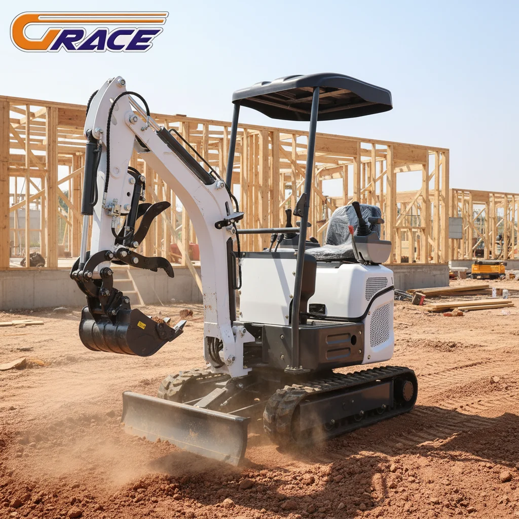 

1-тонный гидравлический мини-колесный экскаватор Kubota, небольшая сельскохозяйственная техника Excavadora