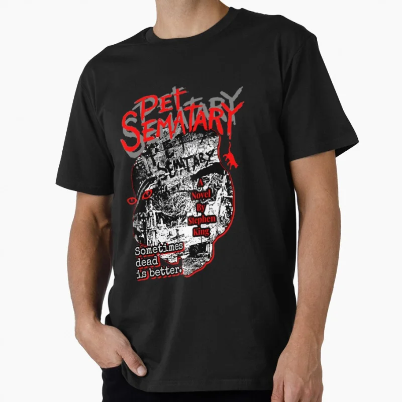 

80s horror movie pet sematary Scary Halloween Gift t shirt for man Large size Tops S-6XL printed Clothes