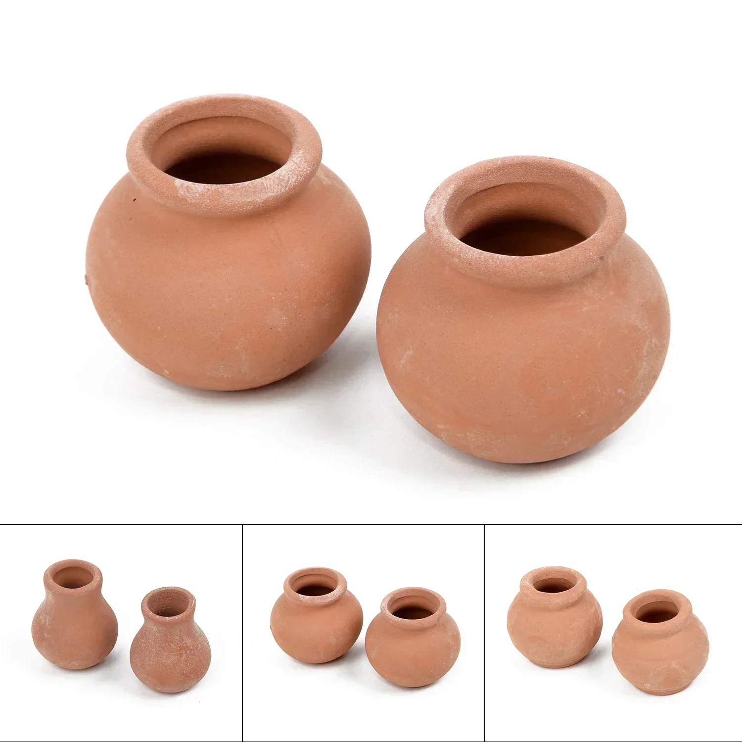 Mini Flower Pots Terracotta Pot Clay Ceramic Pottery Plant Ca Ctus  Terracotta Pot Clay Succulent Nursery Pots For Plants Crafts