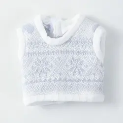 Obitsu 11 Doll Clothes Knitted Tops Snowflake Love Cardigan Cute Vest For OB11 Dolls Accessories Soft Coat For 1/12Bjd Dolls