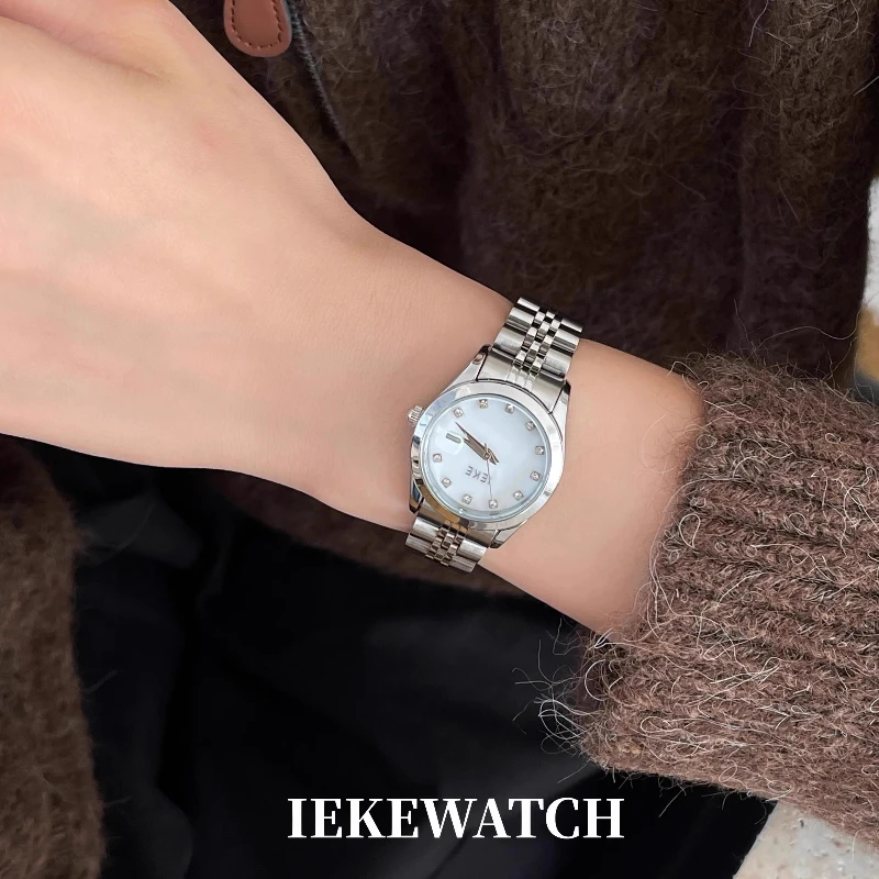 2025 waterproof quartz watch birthday gift niche light luxury fashion classic trend women's watch elegant and simple