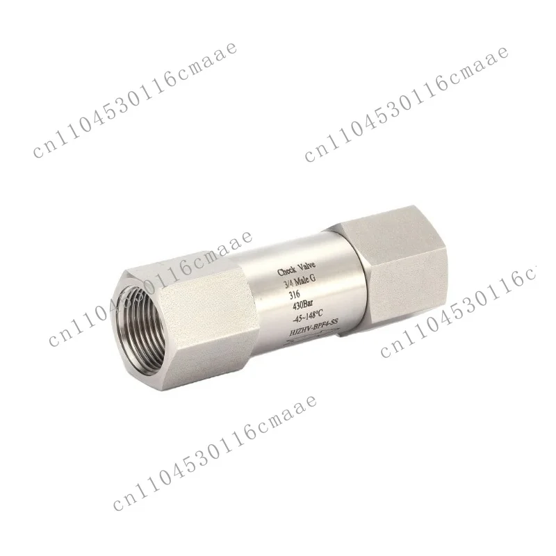 High Pressure One Way Valve Stainless Steel 1/8