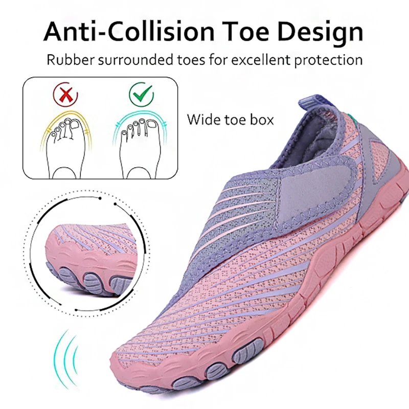 New Water Shoes for Men Women Barefoot Quick-Dry Aqua Sock Yoga Gym Athletic Sport Shoes Kayaking Boating Hiking Surfing Walking