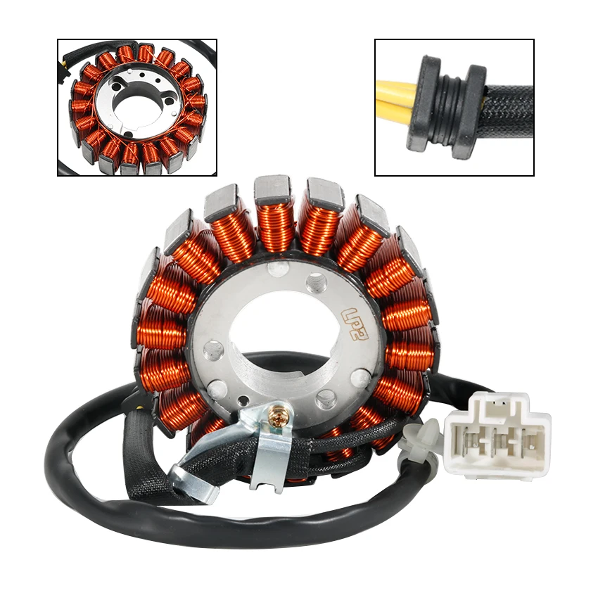 

Motorcycle Stator Magneto Generator Coil For Honda FES125 S-Wing S-Wing ABS FES150 S-Wing S-Wing Special OEM:31120-KRJ-791