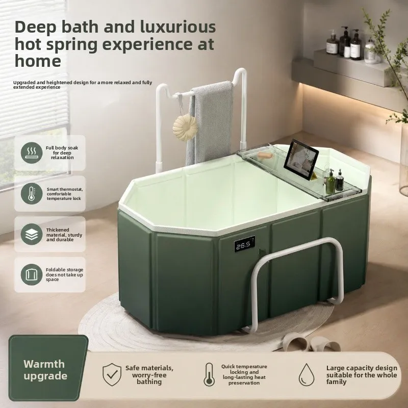 Bath bucket Adult folding bath tub bucket Children can sit in tub Swimming Adult bathtub Full body