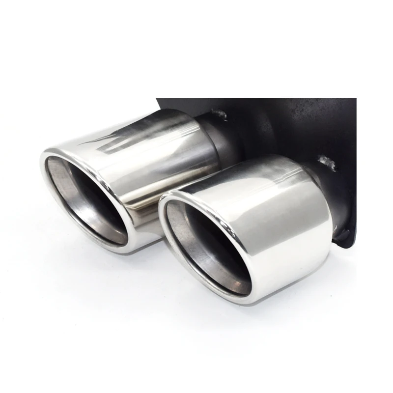 Decorative Exhaust Tip For BMW F10 F11 520i 530i 525i 528i Original Bumper Stainless Steel Exhaust Pipe Muffler Tip Tailpipe view 4