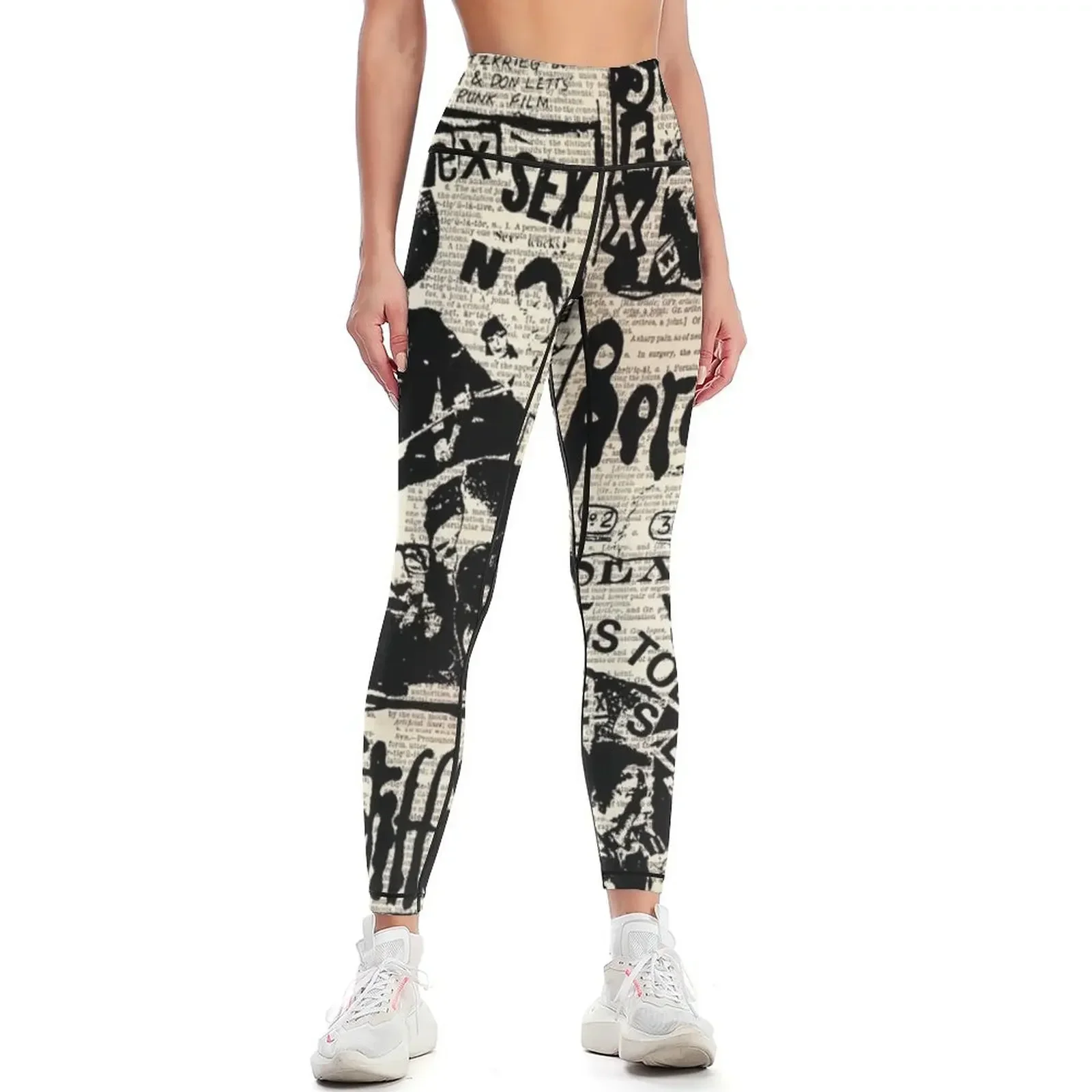 

Punk Rock Leggings Women's sports active wear Women's trousers sporty woman gym Womens Leggings