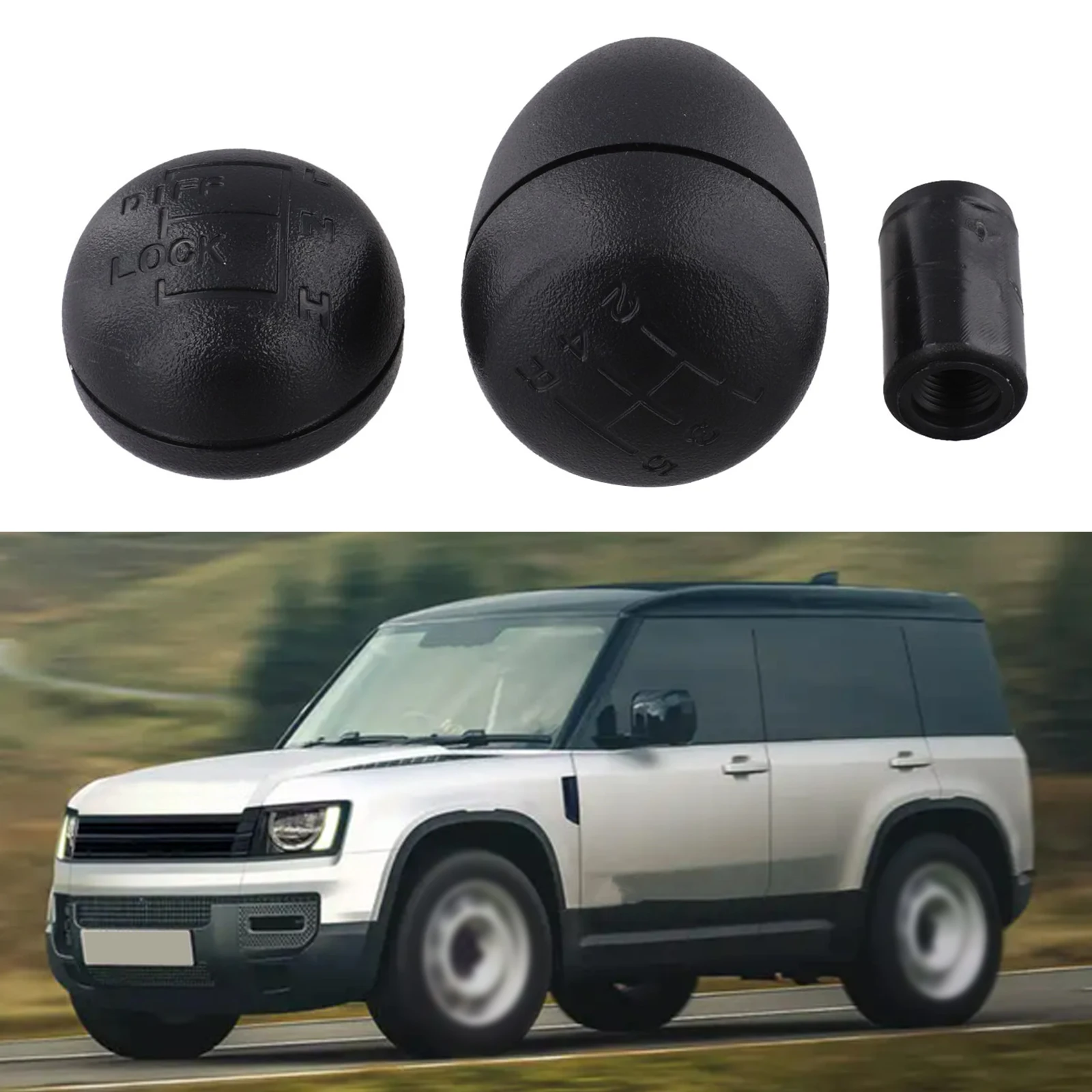 Discovery Gear Shift NO BLACK Shift Knob Kit High Universality Fitment For Daily Use Performance Modern Interior Aesthetic