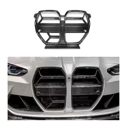 OEM Dry Carbon Fiber Parts Auto Front Bumper Grill with ACC for 2021-2024 BMW G80 M3 M4 G82 G83 CSL Style Front Grilles