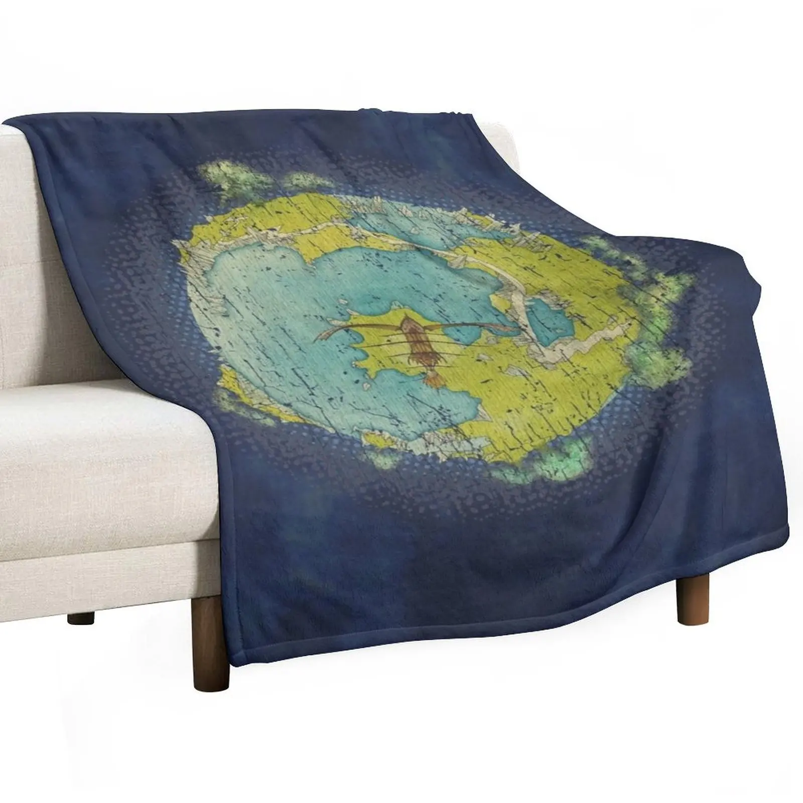 

Fragile Earth 1971 Throw Blanket Flannel Fabric Large for babies christmas decoration Blankets