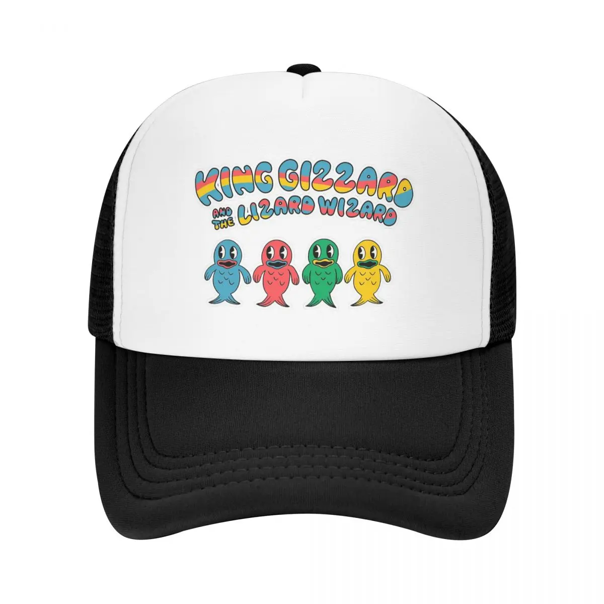 Best Of King Gizzard And The Lizard Wizard Are An Australian Rock Cap Mesh Baseball Caps Adjustable Hat Hip Hop Baseball Hats