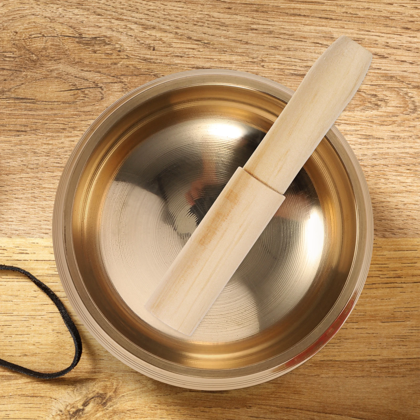 

1 Set Tibetan Singing Meditation Healing Sound Instrument Copper Bowl With Mallet Cushion Mat For