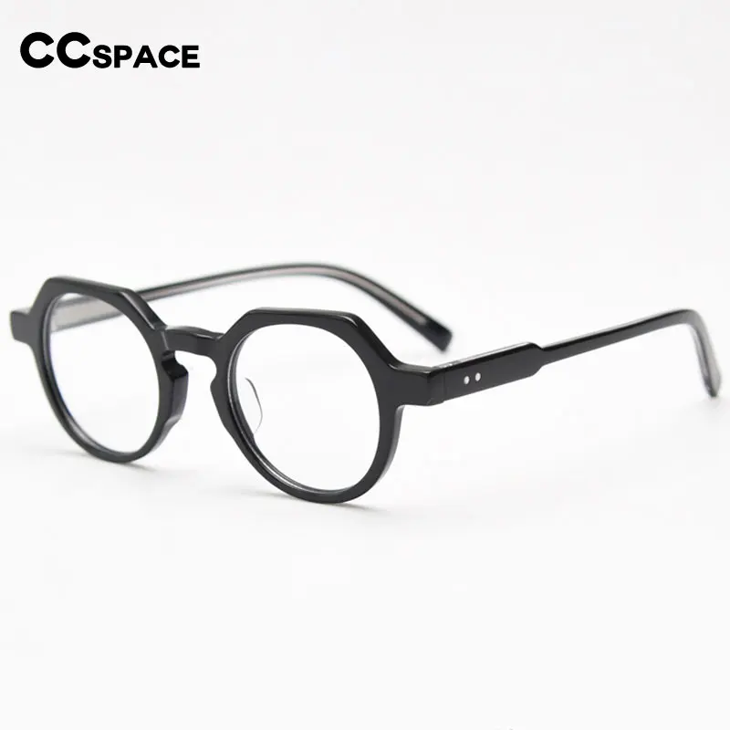 Lunettes optiques rondes Vintage pour hommes et femmes, montures en acétate, mode léopard de haute qualité, 55273