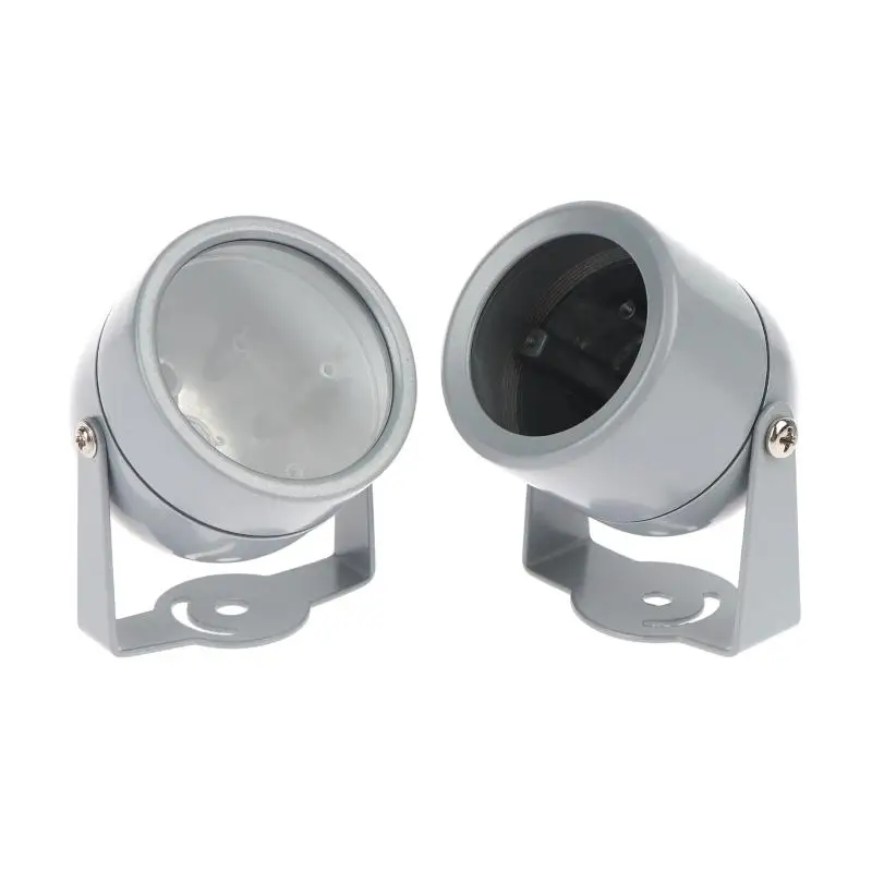 DIY Camera Metal Waterproof Case Fill Light Protective Shell with Waterproof Ring Surveillance Camera Spare Accessory