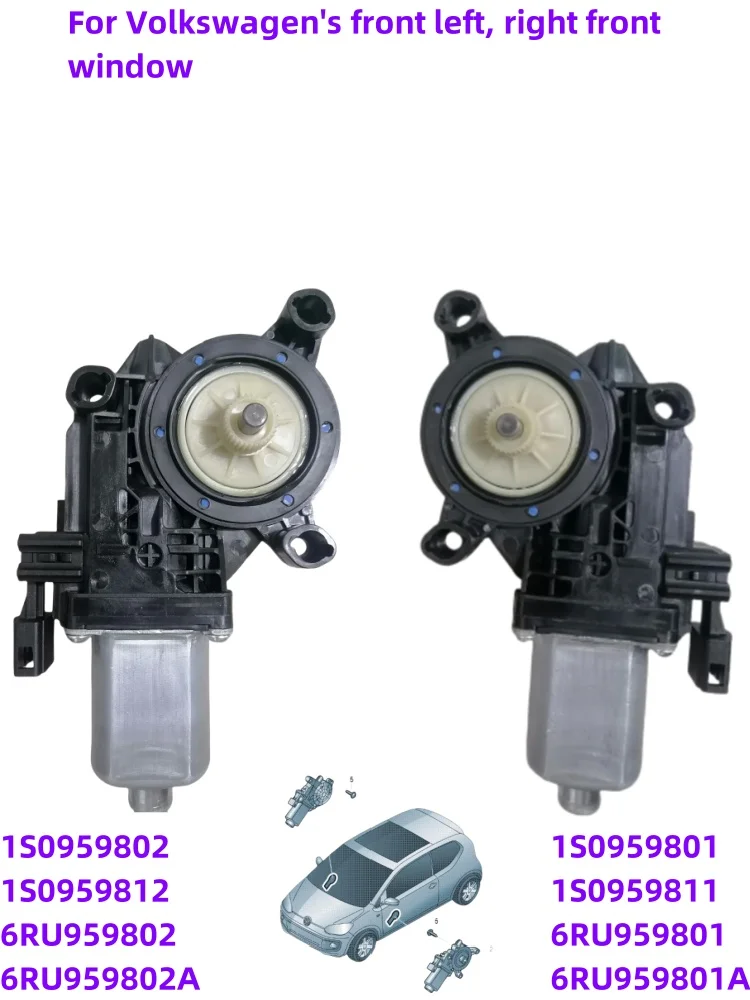 Ventana delantera izquierda y derecha de Volkswagen 1S0959802 1S0959812 6RU959802 6RU959802A 1S0959801 1S0959811 6RU959801 6RU959801A