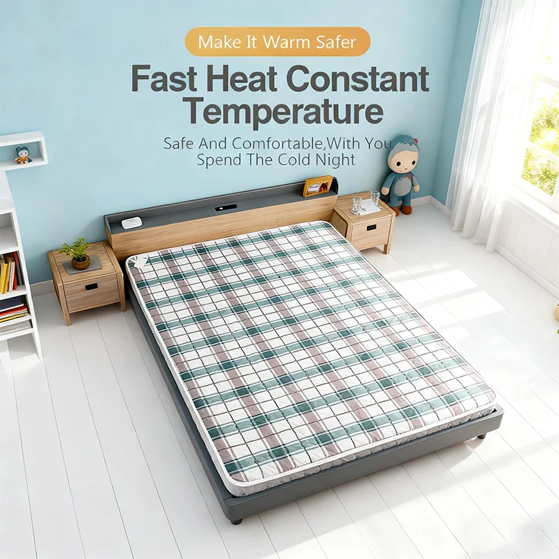 

Большое рекламное электрическое одеяло, морозостойкое электрическое одеяло, обогреватель для двух человек с двойным управлением, морозостойкое одеяло