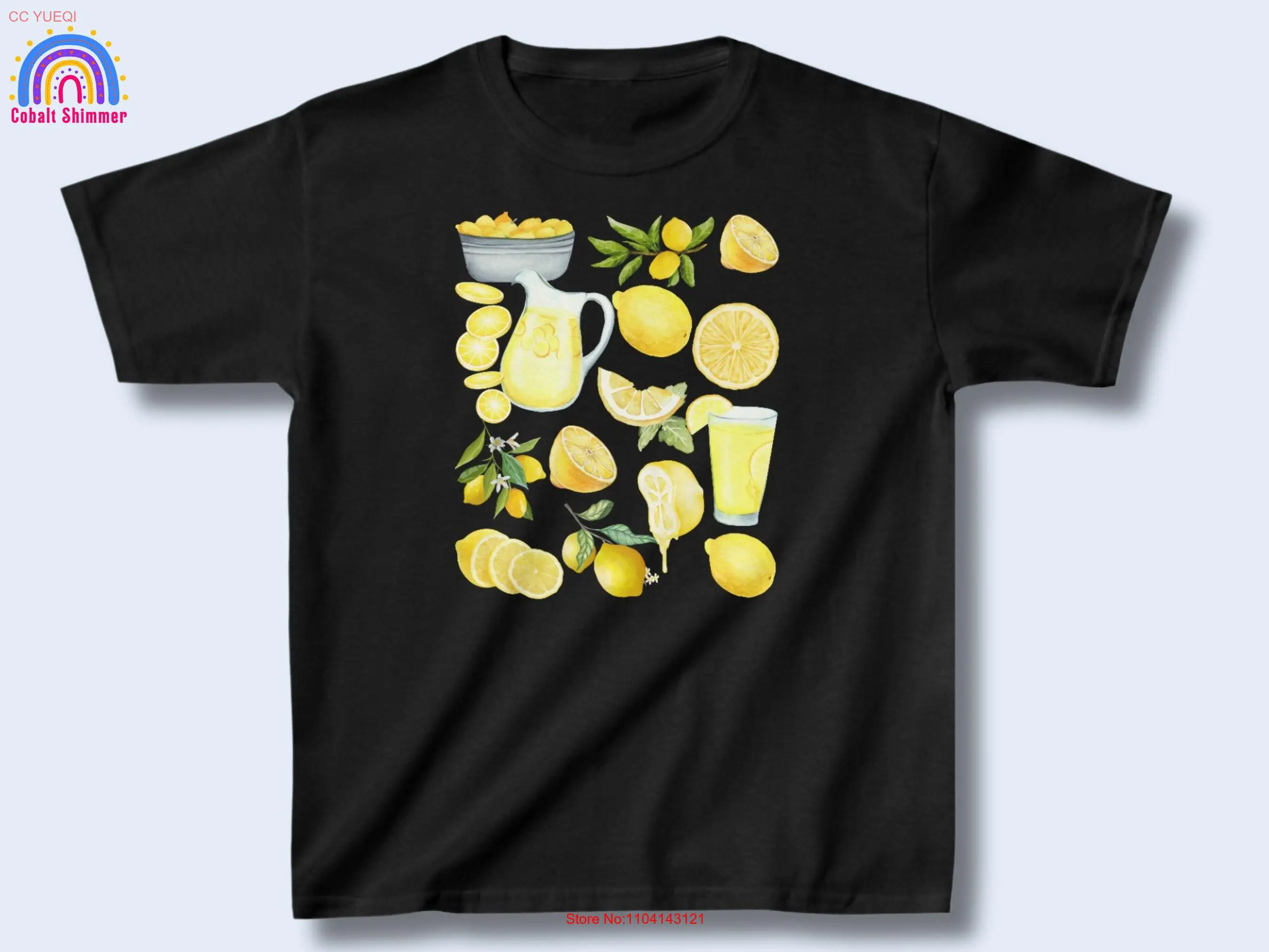 Lemon Y2K Baby T Shirt Fruit Vintage For Women Her Boho La Dolce Vita long or short sleeves