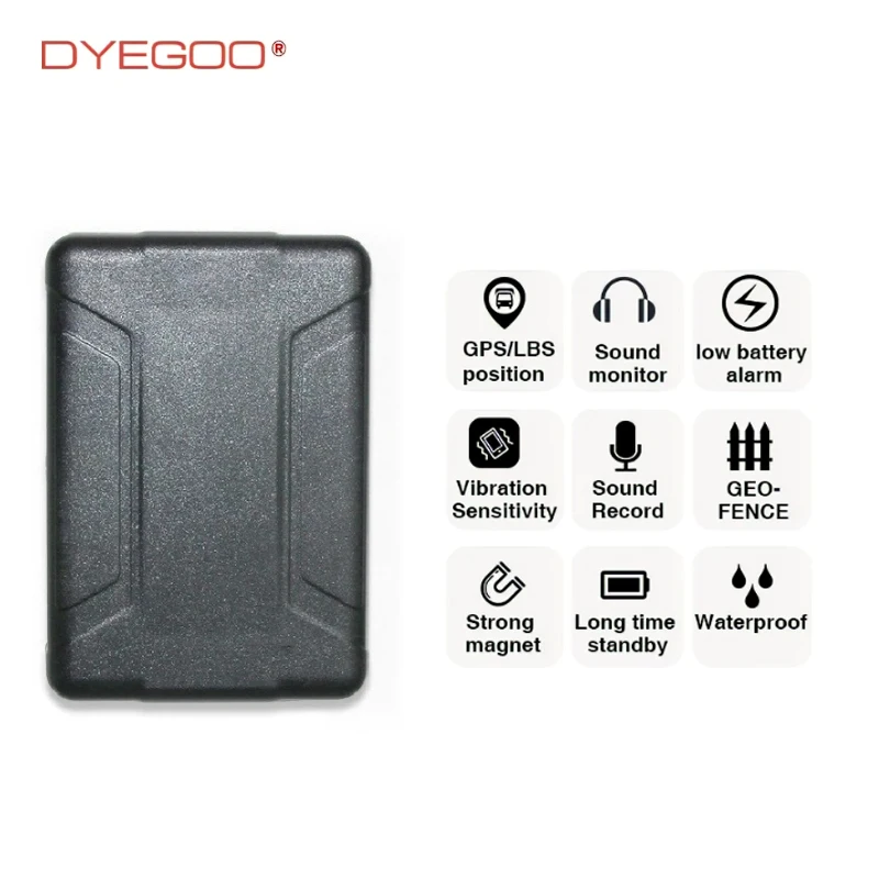 DYEGOO WT07 STRONG MAGNET LONG BATTERY VEHICEL GPS TRACKER  CAR GPS T RACKER MOTORCYCLE GPS TRACKER FREE PLATFORM