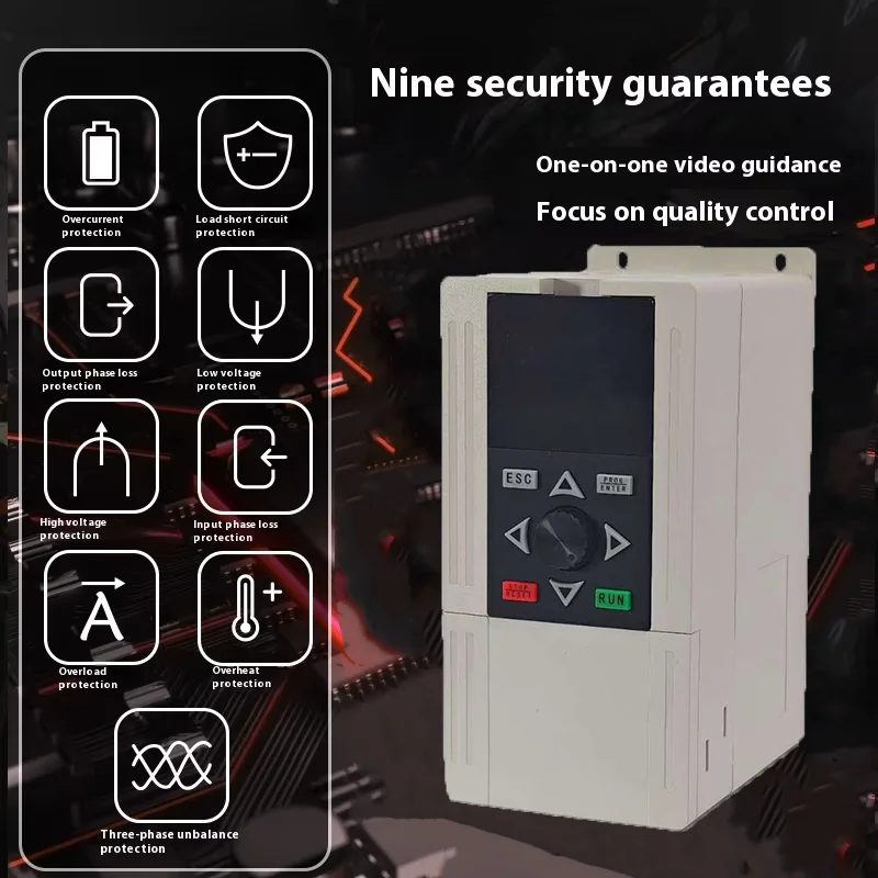 

1.5kw 380v Mini Variable Inverter Frequency Converter Three Phase Speed Control for Power Sensitive Applications