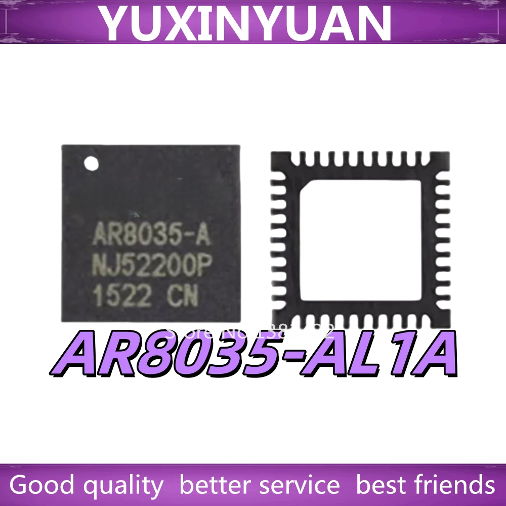 5/PCS New Original AR8035-AL1A AR8035-A AR8035 A QFN40 Ethernet transceiver In Stock