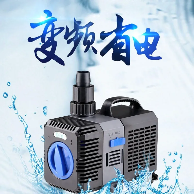 Variable Frequency Submersible Water Pump, Amphibious Circulation Filter Pump for Aquarium Fish Tank Pond