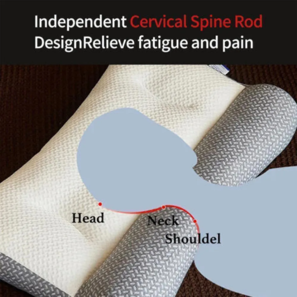Cervical Memory Foam Pillow For Neck Shoulder Pain Release Ergonomic Orthopedic
