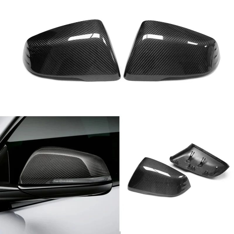 

Dry Carbon Fiber Side Mirror Covers for BMW F39 F48 F49 G29 F40 F44 2016+ OEM Fitment Replacement
