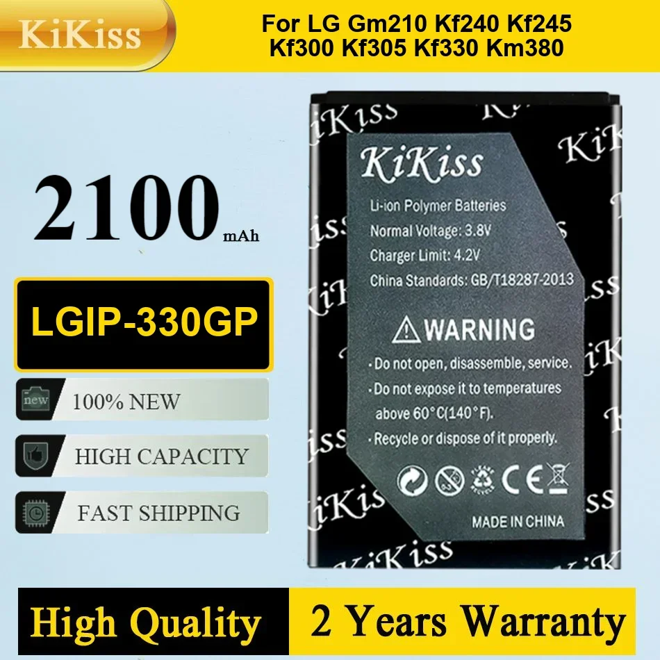 

800mAh LGIP-330GP Battery for LG GM210 KF240 KF245 KF300 KF305 KF330 KM380 Mobile Phone Batteries Warranty + Track Code