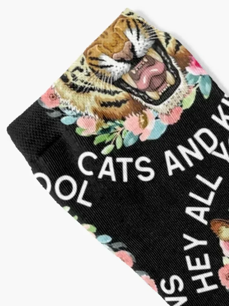 Tiger King Carole Baskin Hey All You Cool Cats and Kittens Socks luxe cartoon summer Climbing Socks Girl Men's