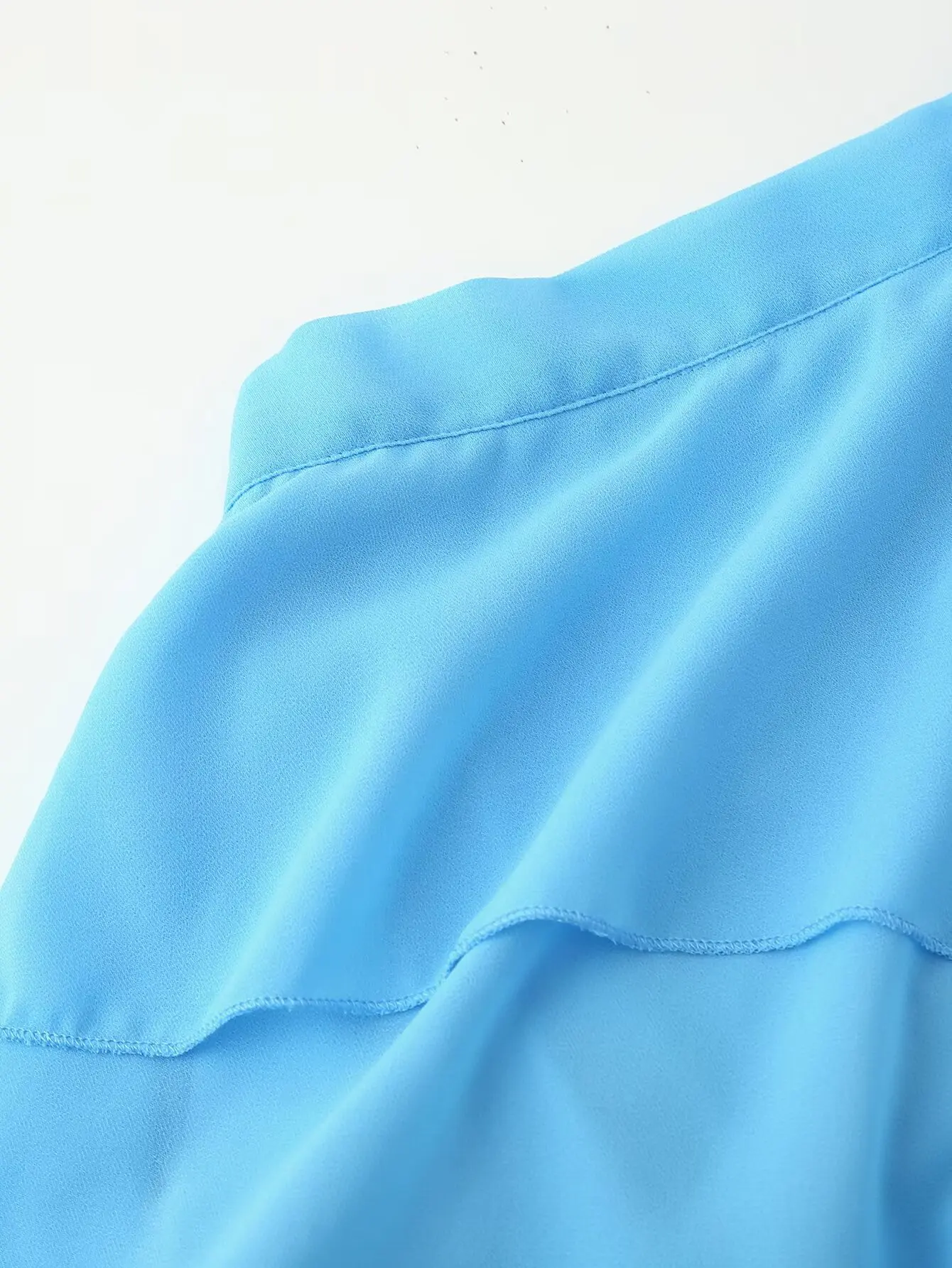 2025 verão nova moda casual feminina confortável solto em camadas halter pescoço sem mangas sem costas midi vestido