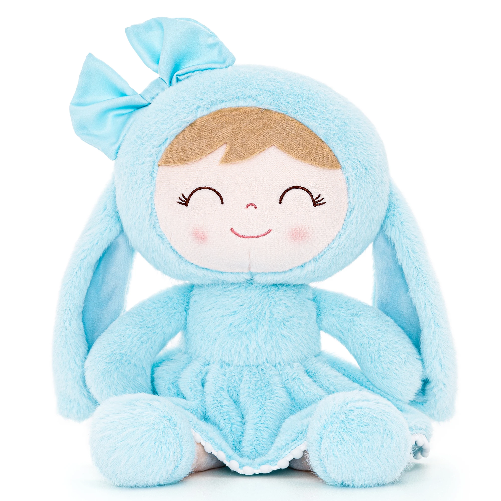 

Gloveleya Baby Dolls Plush Doll 2024 New Design Rabbit Doll Soft Toys Gir's Birthday Gift 30cm Blue