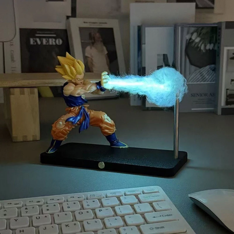 Dragon Ball Son Goku Night Light Anime Touch Kamehameha Magnetic...