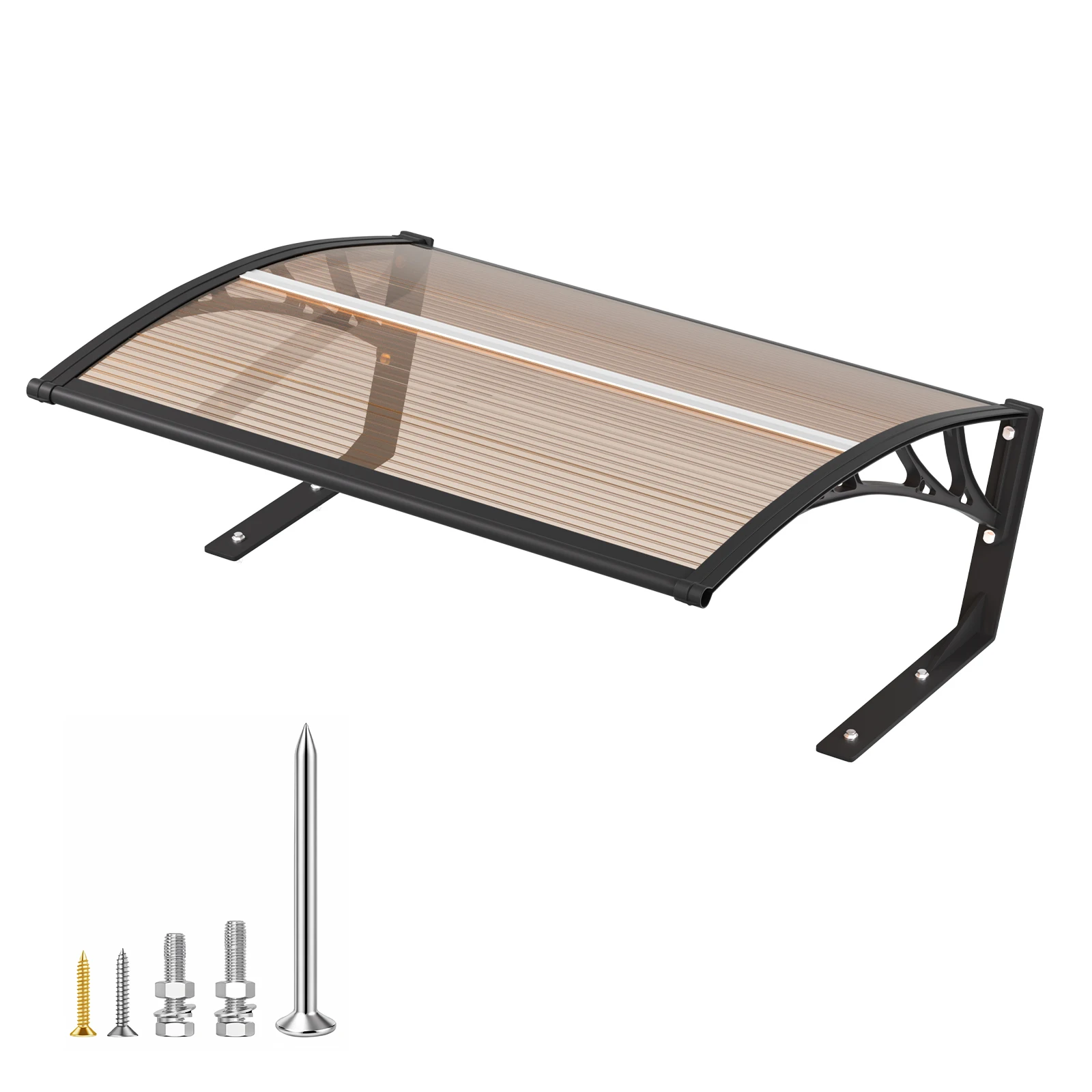 Robotic Lawn Mower Shelter, Polycarbonate Weather Resistant Canopy Cover, Outdoor Rain Snow Sun Shade Roof for Automatic Robot Lawn Mower