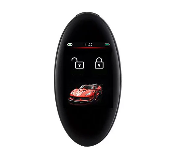 Digital Universal LCD Car Smart Key Mobile Connectivity For GT Modified Appearance Cars LCD KEY Comfortable Entry Auto Lock