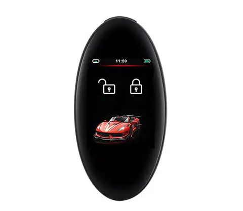 Digital Universal LCD Car Smart Key Mobile Connectivity For GT Modified Appearance Cars LCD KEY Comfortable Entry Auto Lock