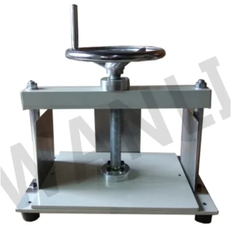 A4 banknote and coin paper flattening machine, handwheel type flattening machine, manual disc flattening machine