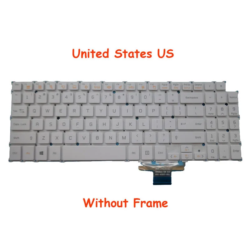 Black White US BR KR Keyboard For LG 15Z950 15Z950-G.AT70K GT30K GT54K GT5GK GT70K MF56L English Korean Brazilian No Frame New