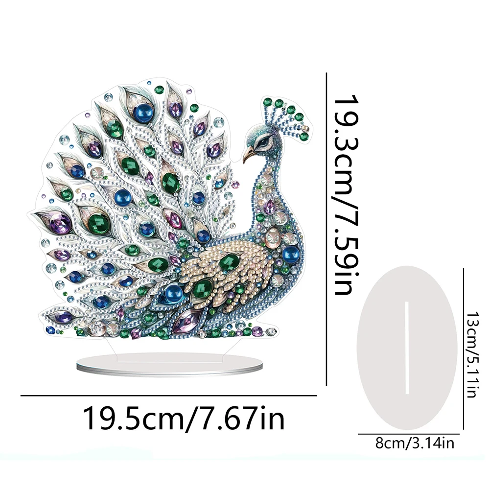 

Butterfly Special Shape Table Top Diamond Painting Ornament Kits 5D DIY Diamond Art Tabletop Decorations Bedroom Table Decor