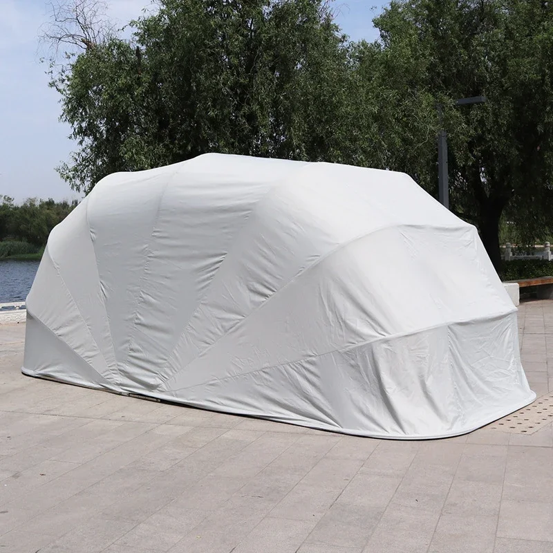 Tienda de campaña para coche, portátil, Manual, impermeable, cobertizo para casa, refugio plegable, carpa, dosel de estacionamiento, garaje retráctil de acero galvanizado