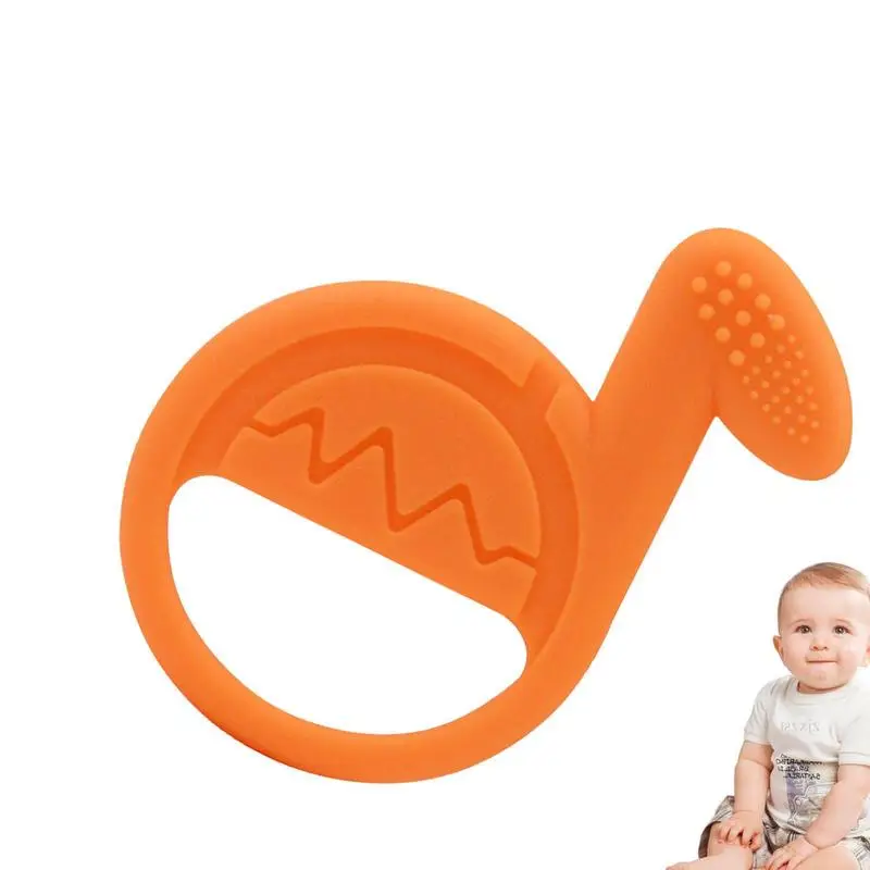 Silicone Teether Phonetic Symbol Toddler Chew Toys Toddler Teething Toys Freezer Safe Toddler Silicone Teethers Baby Teething To