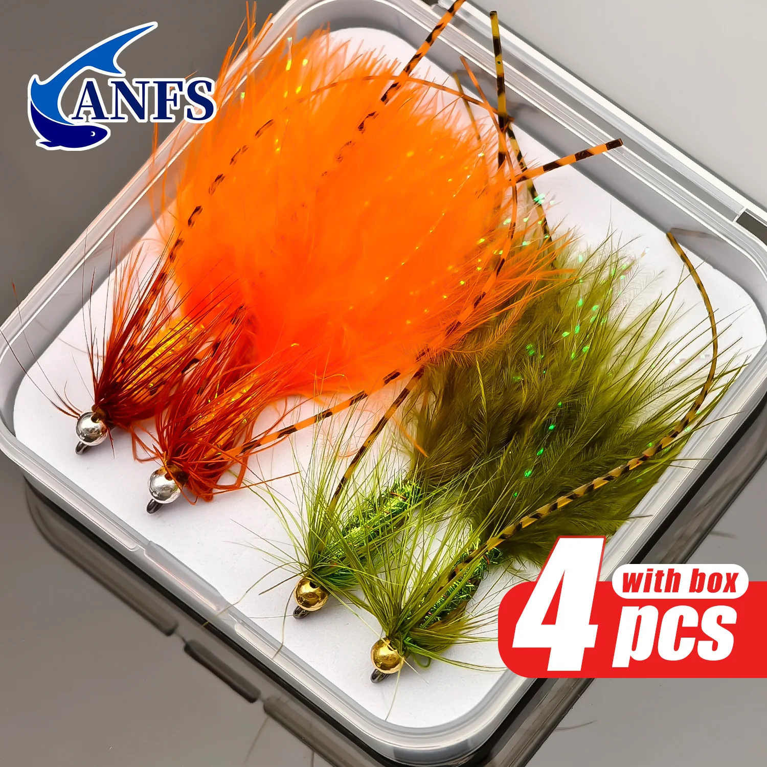 Moscas trucha ANFS – Streamers tungsteno Ugly Bugger y Wooly Bugger - imagen 4