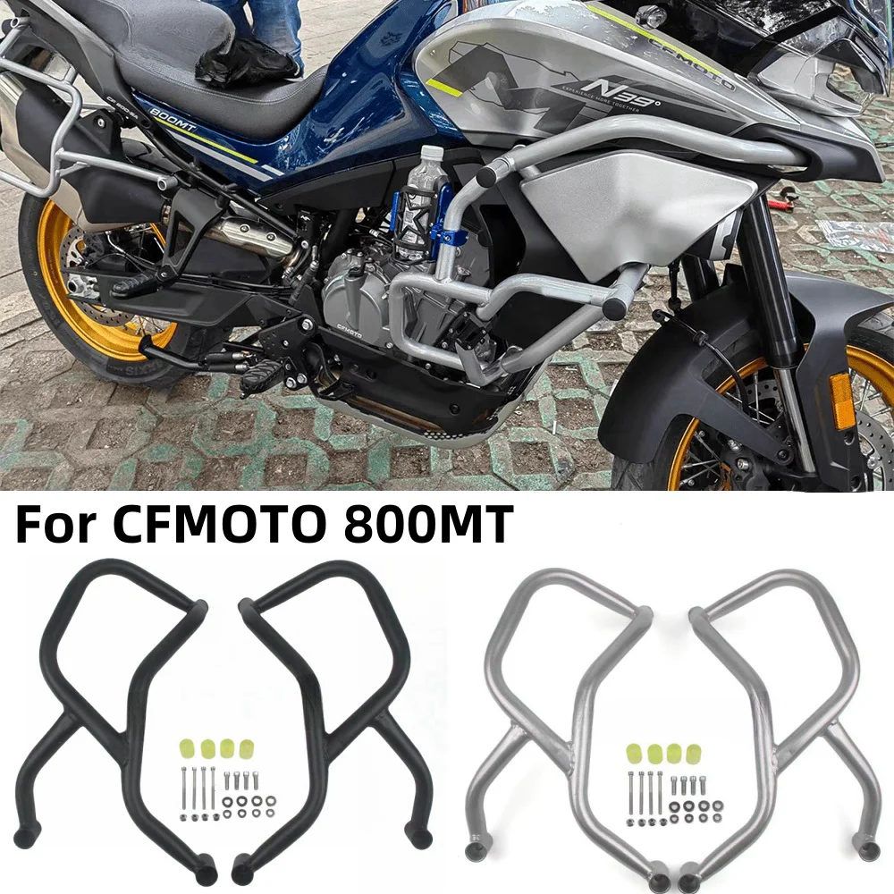 

Motorcycle Accessories Frame Crash Bar Falling Protector For CFMOTO 800MT 800 MT 2021-2023 Motorbike Highway Engine Guard Bumper