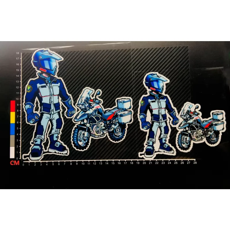 1PCS Car Styling Vinyl Applique Tape Motorcycle Side Box Oil Tank Decorate Stickers for GS Adventure MOTO RIDE R1200GS