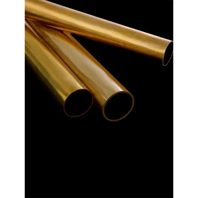 H62 Brass Tube Capillary Environmental Protection Copper Pipe OD 6-40mm Thickness 0.2-3mm