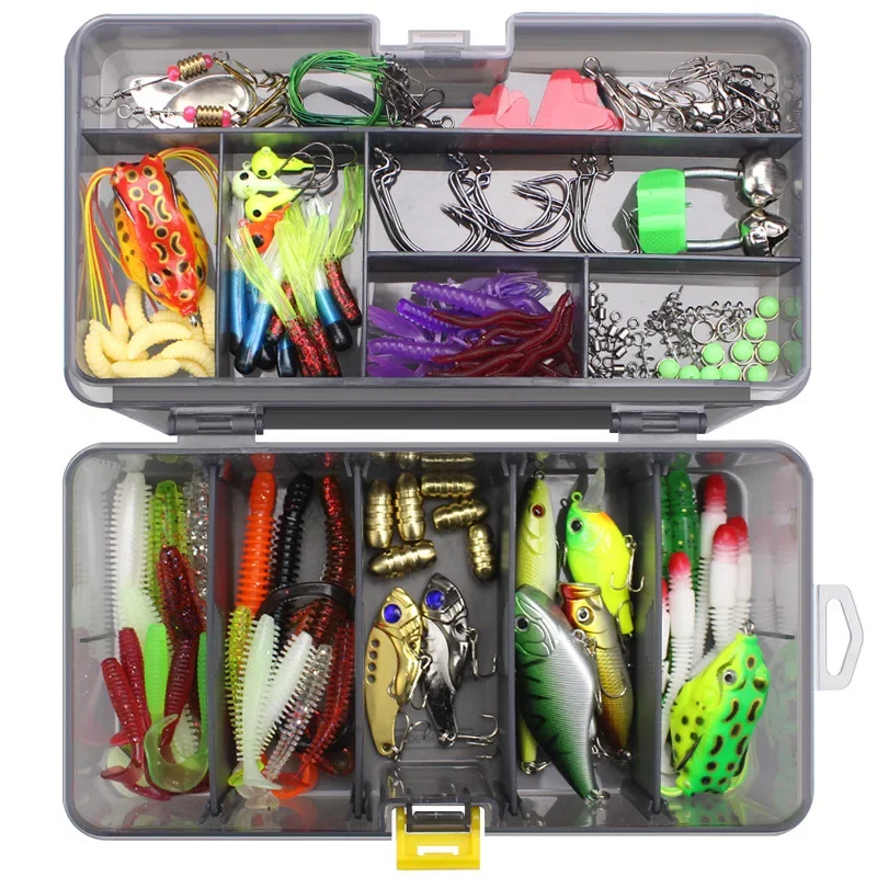 

Luya Bait 168 pieces of bait hook accessories Luya box